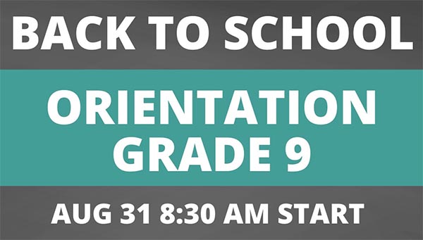 grade 9 orientation 2022